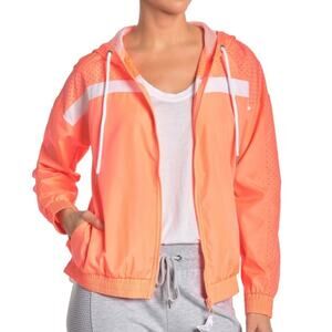 Bebe Sport Perforated Woven Jacket S NEW